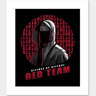 Red Team | Hacker Design Posters and Art